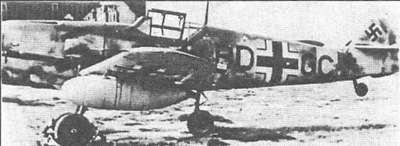 Опытный Bf 109G2RJ с дополнительной подфюзеляжной стойкой сбрасываемой после - фото 129