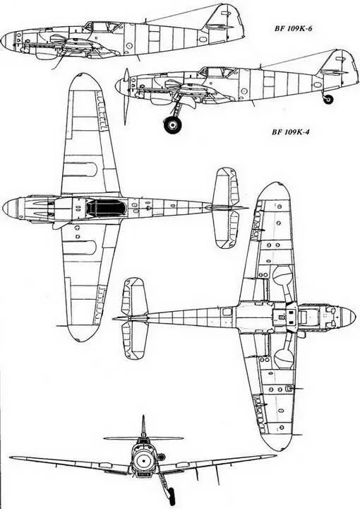 Bf 109К4R3 из состава JG 77 этот самолет будет потерян во время операции - фото 166