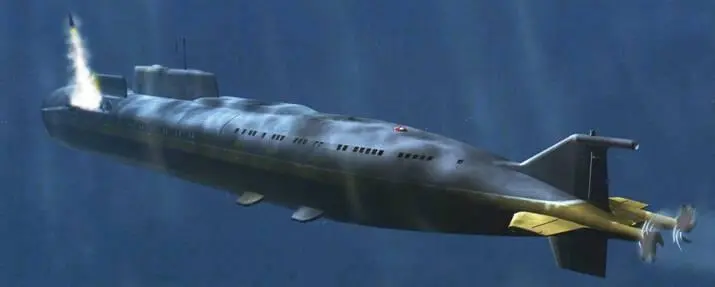 Атомная подводная лодка пр 670 К43 С1980х гг лодка после доработки по пр - фото 142