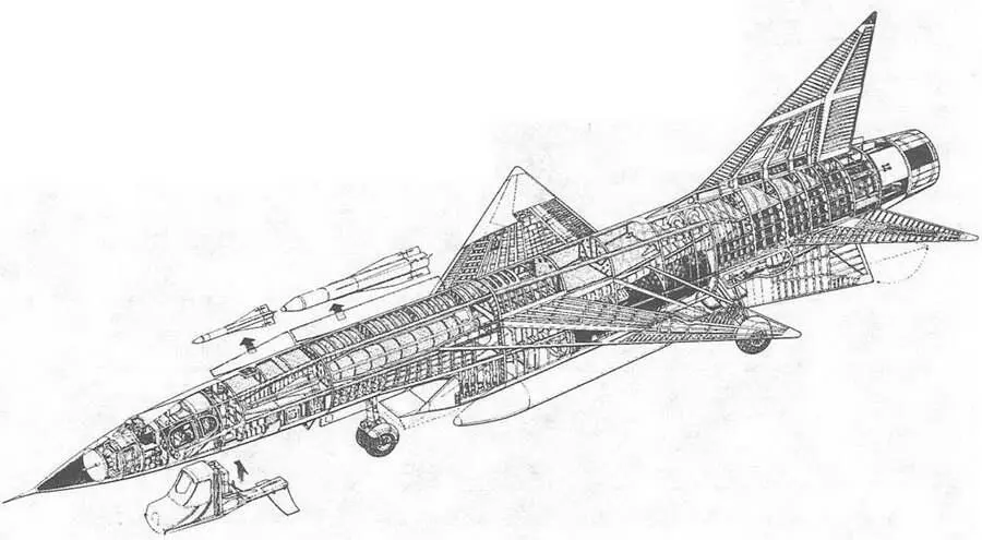 Горизонтальное оперение XF103 Широкое применение титана потребовало разработки - фото 35
