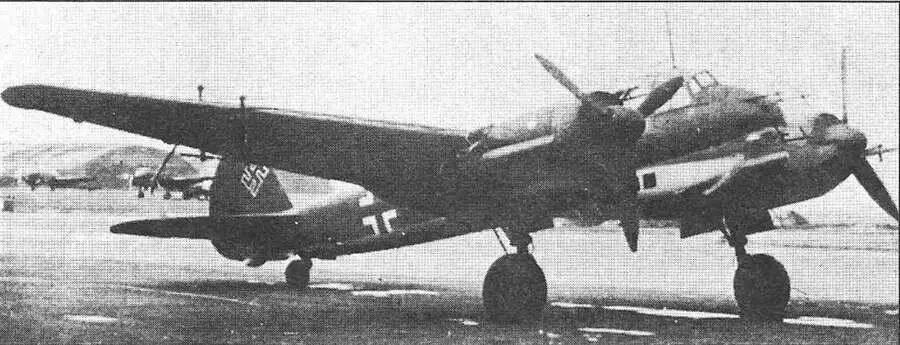 Юнкере J1188C6 Идея создания тяжелого истребителя на базе бомбардировщик а не - фото 49