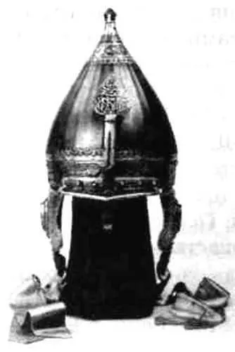 Рис 915 Знаменитая Шапка Иерихонская Русский воинский шлем На нем - фото 552