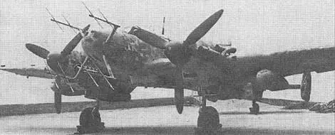 Bf 110G4dR3М2 с новой антенной локатора Лихтенштейн SN2 и подфюзеляжным - фото 121