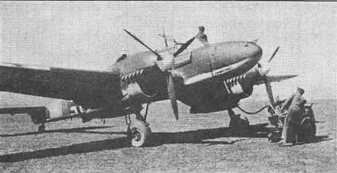 Один из Bf 110В остававшийся на вооружение еще в 1941 г Этот Bf 110В0 - фото 39