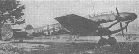 Bf 110D11R1 из состава IZG 26 в Ольборге Дания период битвы за Англию - фото 80