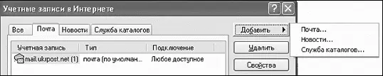 В открывшемся окне выбираем вкладку Почта Система услужливо запустит - фото 214