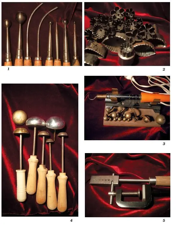 15 инструменты для изготовления цветов 1 бульки для обработки лепестков - фото 145