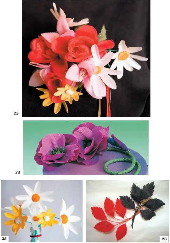 2332 декоративные цветы для украшения интерьера 3334 цветы из капрона - фото 150