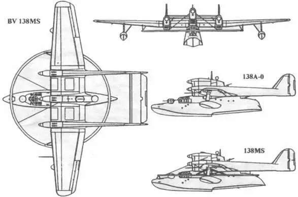 Производство Первый экземпляр нового самолета BV 138А01 BV 138А01 заводской - фото 80