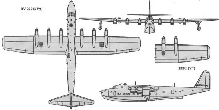 BV 222 V4 V5 V6 V8 поступили в люфтваффе между 20 апреля и 26 октября 1942 - фото 99