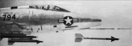 Испытательный пуск УР Sidewinder с истребителя FWO 1957 г Прошло - фото 85