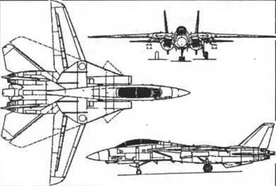 21 декабря 1970 г опытный самолет YF14A пилотируемый Р Смайзом и Б - фото 88