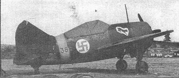 В239 финских ВВС 1943 г Боевое применение В США Буффало первоначально - фото 20
