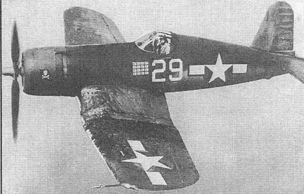 F4U1A из состава эскадрильи VF17 F4U1C Корсар вооруженный четырьмя 20мм - фото 54