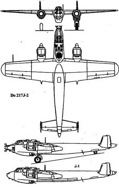Поставки Do 217J1 начались в 1942 г Первый самолет поступил в ПNJGl в - фото 72