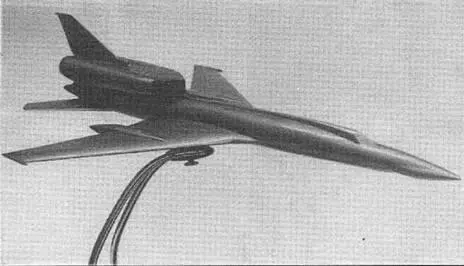 Модель самолета 106 на базе Ту22 со стандартным крылом Схема 106 - фото 44