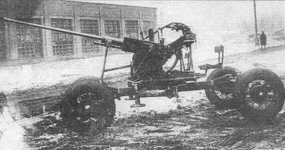 25мм зенитный автомат обр 1940 года ЗИК25 или 72К в походном положении - фото 80
