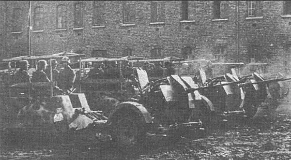 Зенитные пушки Flak 38 на буксируемых тележках В войска 2см Flak 38 начала - фото 95