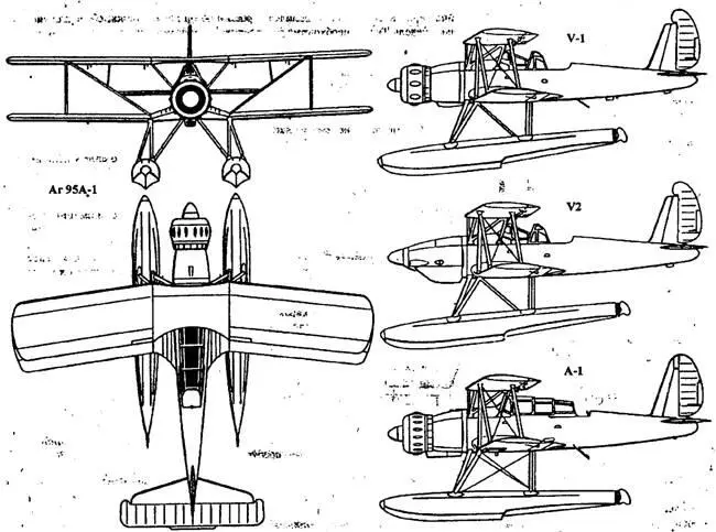Все шесть Ar 95А0 в составе Легиона Кондор были в 1938 г направлены в - фото 48