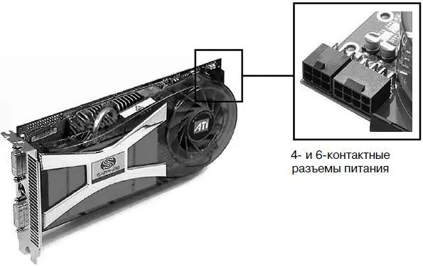 Рис 111 Видеокарта ATI Radeon Sapphire X1950XTX Менее мощные видеокарты у - фото 97