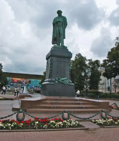 Памятник Пушкину на Пушкинской площади На Тверском бульваре В наше время - фото 186