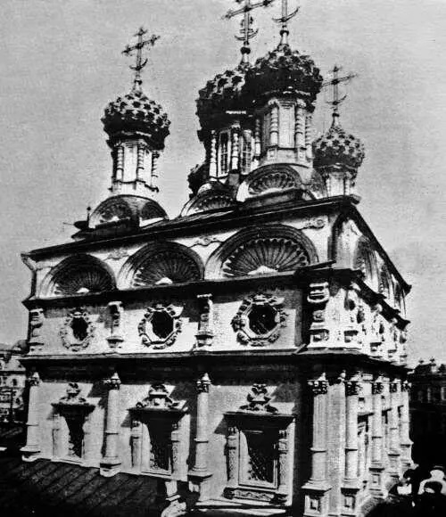 Церковь Николы Большой Крест XVII в разрушена Церковь Введения XVII - фото 61
