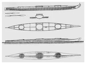Трехключная байдарка Рисунок Ю Лисянского Искусство езды на собаках у - фото 39