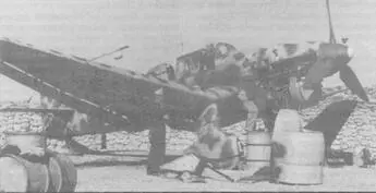 Камуфлированный Ju 87BTrop весной 1942 г 8 ноября 1942 г союзники высадились - фото 90