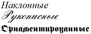 К текстовым относятся легкочитаемые шрифты латинские рубленые и брусковые - фото 5