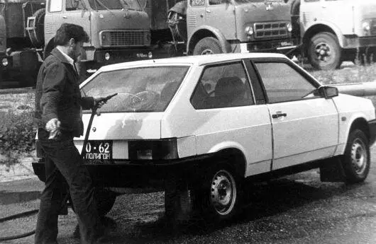 Испытания на автополигоне В Волков на мойке Вверху автомобиль ранних - фото 397