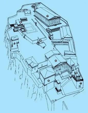 Древний афинский акрополь Реконструкция 1 Пиргос 2 Храм АфиныНики 3 - фото 5