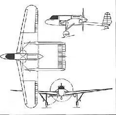 Схема истребителя СС СС fighter layout Самолет имел цельнодеревянную - фото 32