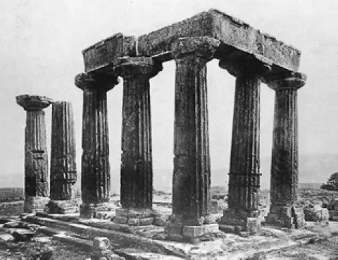 Коринф Руины храма Аполлона Фотография В правление сына Кипсела тирана - фото 66
