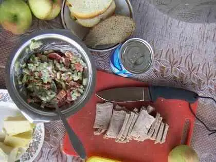 Нож работал в течение дня восновном по продуктам с чем справлялся - фото 322