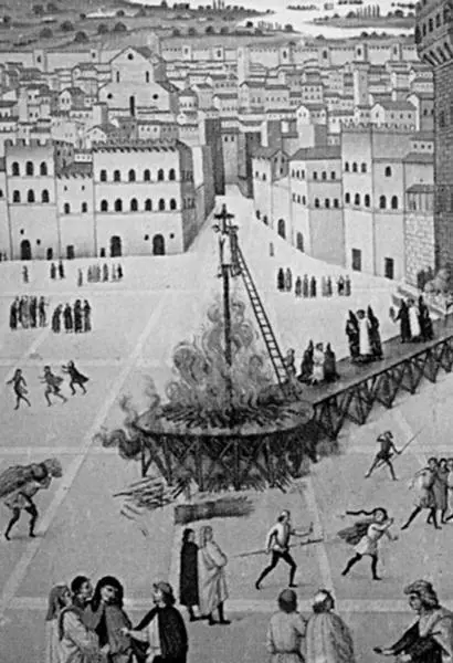 Рис 181 Фрагмент картины Сожжение Савонаролы Неизвестный флорентийский - фото 86