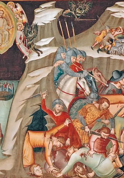 Рис 359 Убийство слуг Иова Фреска Липпо Мемми Якобы около 1340 года - фото 247