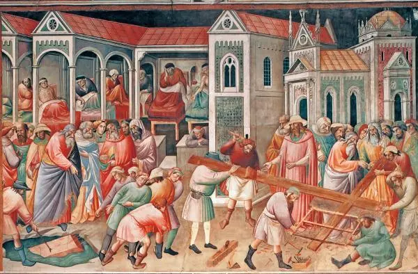 Рис 47 Третья картина цикла История Святого креста Аньоло Гадди якобы - фото 254