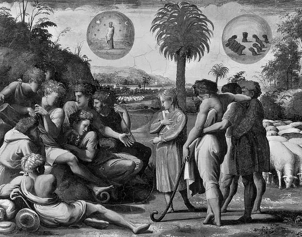 Рис 52 Иосиф объясняет сны своим братьям Фрагмент фрески Сцены из жизни - фото 264