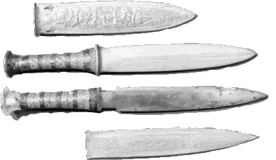рис926 На рис926 внизу показан железный кинжал обнаруженный в гробнице - фото 207