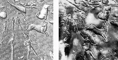 рис129 На рис129 один и тот же фрагмент Круглого дендерского зодиака - фото 30