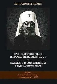 Митрополит Иоанн (Снычев) - Как подготовиться и провести Великий Пост — Как жить в современном бездуховном мире