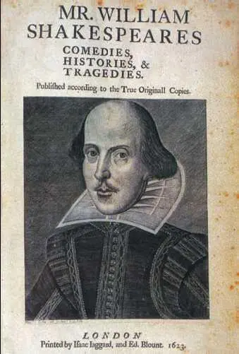Титульный лист издания пьес У Шекспира 1623 г Среди ранних произведений - фото 562