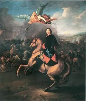 И Г Таннауэр Портрет Петра I во время Полтавской баталии 1710е гг - фото 191