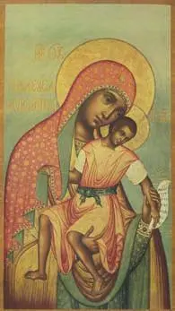 Симон Ушаков Богоматерь ЕлеусаКиккская 1668 г Государственная - фото 241