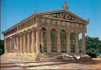 Храм Афины на о Эгина Кон 6 нач 5 в до н э Реконструкция Храмовые - фото 272