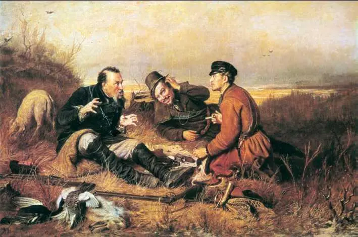 В Г Перов Охотники на привале 1871 г Государственная Третьяковская - фото 275