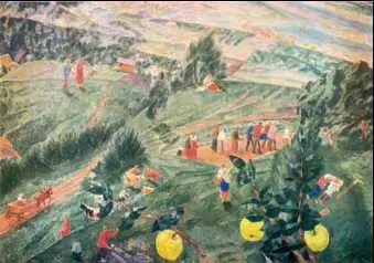 К С ПетровВодкин Полдень Лето 1917 г Государственный Русский музей - фото 289