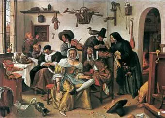 Я Стен Перевёрнутый мир Ок 1665 г Художественноисторический музей Вена - фото 351