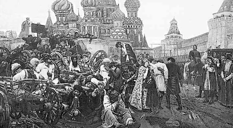 В И Суриков Утро стрелецкой казни 1881 г Царь приказал постричь в - фото 21