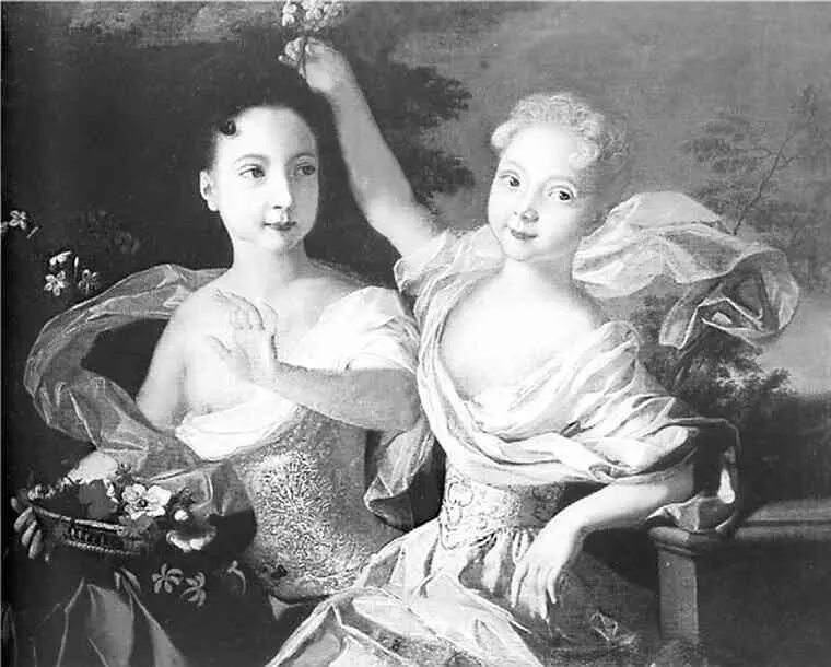 Л Каравак Царевны Анна Петровна и Елизавета Петровна 1717 г Елизавету - фото 54